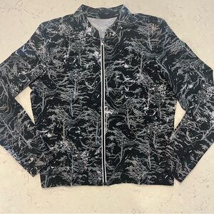 Skirt Sports Zip Jacket - Black/Grey/White - M